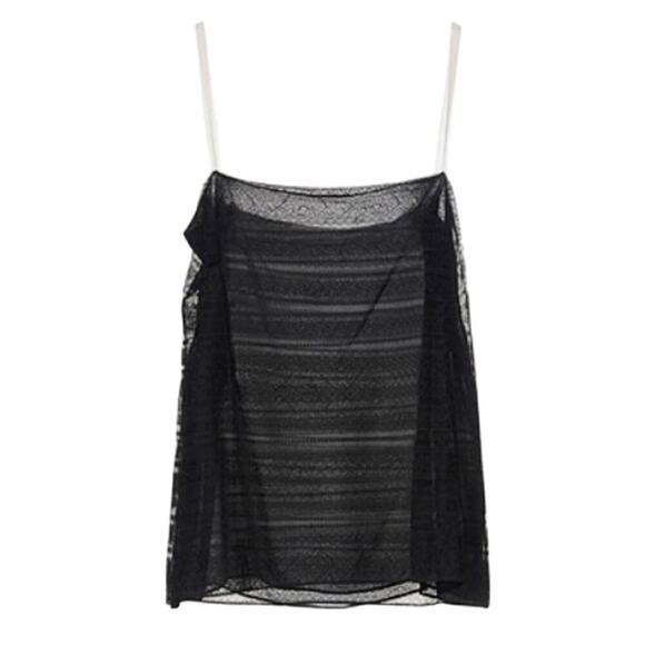 Valentino lace Tank top Black size 10 - Picture 1 of 9